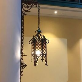 LED Cast Iron Decorative Lantern