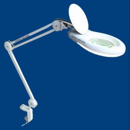 Adjustable LED Clamp Magnifier