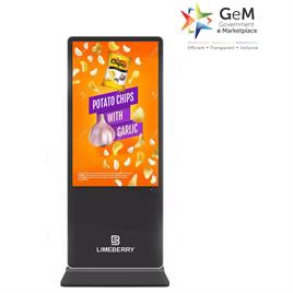 LIMEBERRY 43" I-Shape Digital Signage Standee