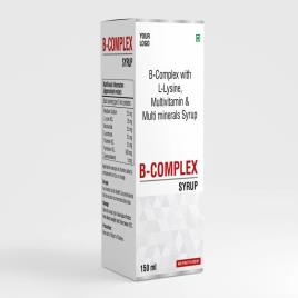 Orange Liquid B Complex Syrup