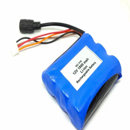 12V 6000mAh Rechargeable Lithium Ion Battery