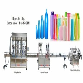 Automated Lotion Packaging Line