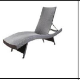 MS Body Grey Cane Lounger
