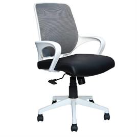 White Low Back Chair