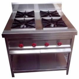 Commercial LPG 4 Burner Cooking Machine