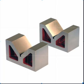 Metallic Color Vee Blocks