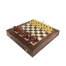 Brown Magnetic Chess Board