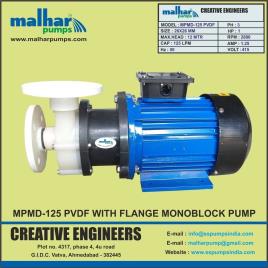 Polypropylene Magnetic Sealless Pump