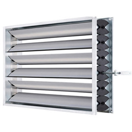 Rectangular Industrial Stainless Steel Damper