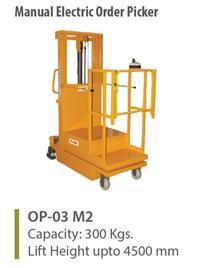 Manual Electric Order Picker Machine