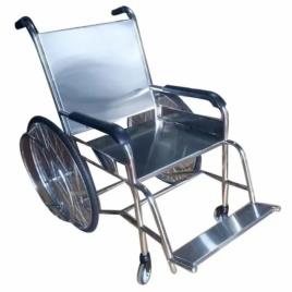 Manual Stainless Steel Wheelchair