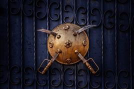 Manual Hinged MS Metal Gate 102