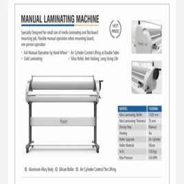 Manual Wide Format Laminator