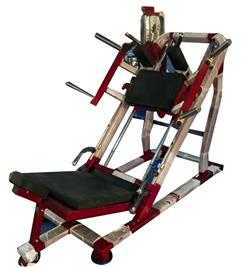 Manual Leg Hack Squat Machine