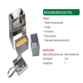 Manual Seed Divider Instrument