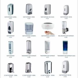 Manual White Soap Dispenser