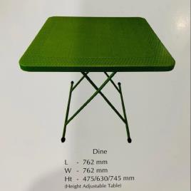 Multi-Color Plastic Foldaway Table