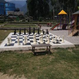 Marble Open Ground Chess Set