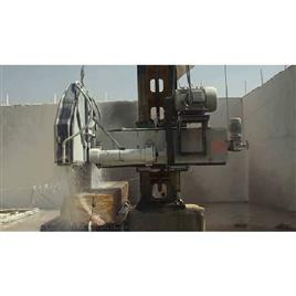Pillar Type Marble Block Cutting Machine, 6'x3' Capacity