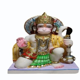 Multicolor Marble Hanuman Idol, Temple Use