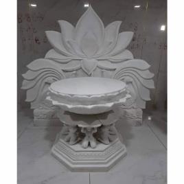 Marble Murti Worship Table