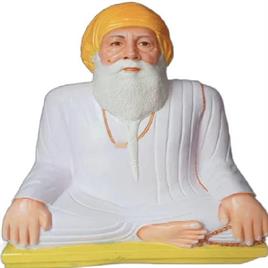 Painted Marble Human Figure