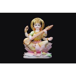 Stone Marble Saraswati Maa Statue