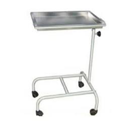 Adjustable Height Mayo Instrument Trolley