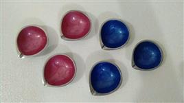 Silver Meenakari Diwali Diya