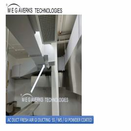 MEGAVENTS Powder Coated Rectangular Duct