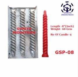 Metal 8" Spiral Candle Equipment