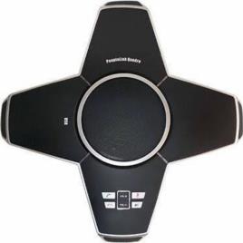 Metal Black PeopleLink Quadro Conference Phone