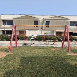 Metal Playground Dual Swing