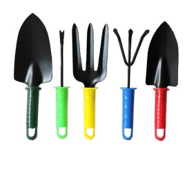 Black Metal Garden Tool Set