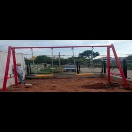 Outdoor Metal Double Seat Swing