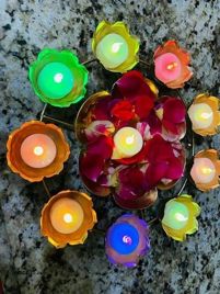 Metal Rangoli Diya Urli Set