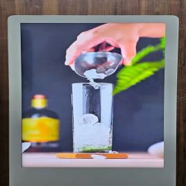 Metal Rectangle LED Wall Mount Signage 43-Inch