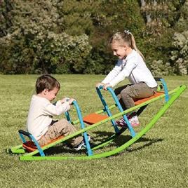 2-Seater Metal Rocking Boat Playground