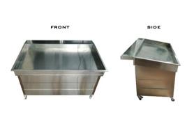 Commercial Metal Fish Display Counter