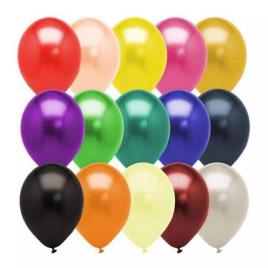 1.6gm Metallic Latex Balloons