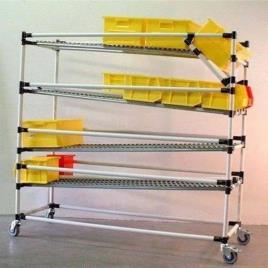 Mezzanine Floor FIFO Flow Rack