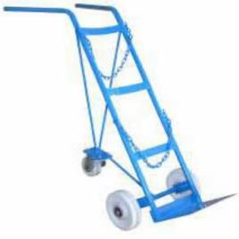 Mild Steel 500Kg Cylinder Cart