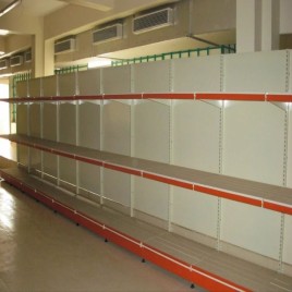 Mild Steel Supermarket Display Rack (6 Ft)