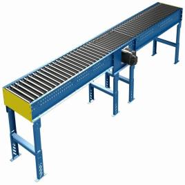 Mild Steel 6 Inch Conveyor Power Roller, 400 mm Length