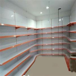 Mild Steel 6 Shelf Wall Rack