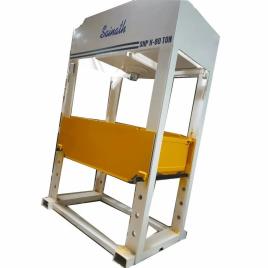 Mild Steel Manual H-Frame Hydraulic Press, 80 Ton