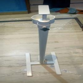 Mild Steel Stainless Steel Foot Operated Sanitizing Machine