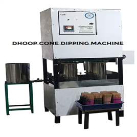 Mild Steel Automatic Dhoop Cone Dipping Machine
