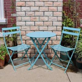 Mild Steel Cafe Table and Seating Set