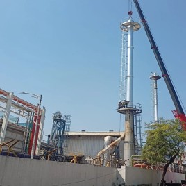 Civil Foundation Industrial Chimney, Mild Steel